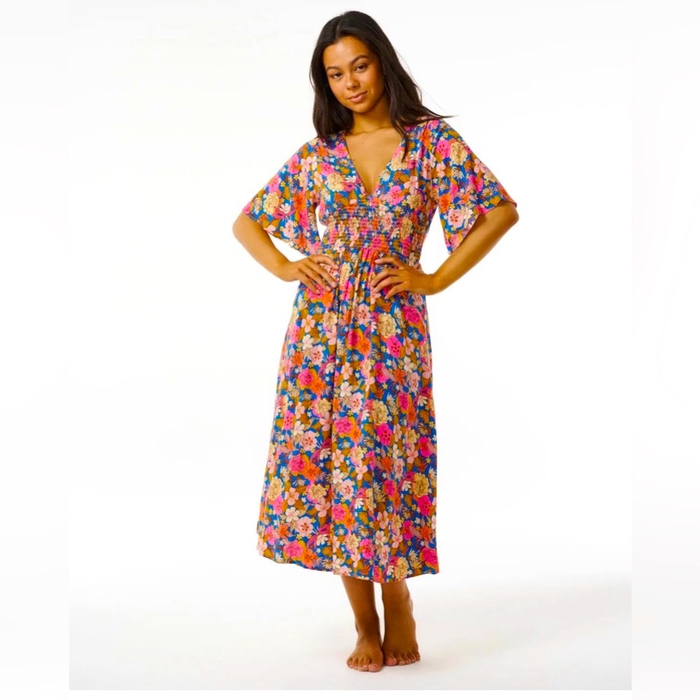 Rip Curl Floral Kamari Midi Dress